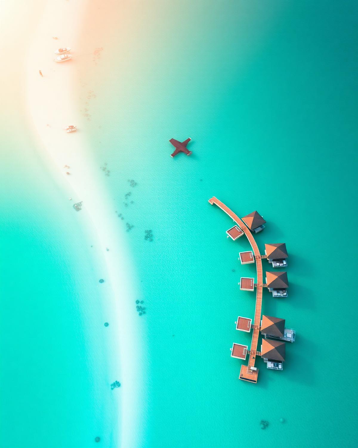 Scatto dei viaggiatori Ferbi in Maldive